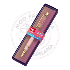 Caneta Esferográfica Metálica Gift Pen Flor Holic Garden Tris – 1 UN
