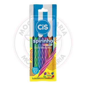 Caneta Esferográfica Spirinho Scents 0.7mm CiS – Blister 5 UN