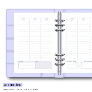 Refil Fichário Semana Vertical Não Datado (SVND09)