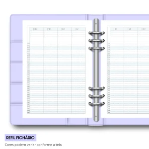 Refil Fichário Semana Vertical Não Datado (SVND07)