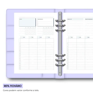 Refil Fichário Semana Vertical Não Datado (SVND04)