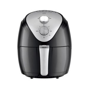 Fritadeira sem Óleo 1270W Fryer Silver Preta Agratto AFV