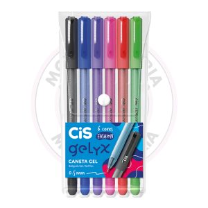Caneta Gel Gelyx 0.5mm CiS – Fashion – Estojo 6 UN