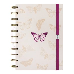 Caderno Reposicionável Universitário Butterfly Studies – 1 UN