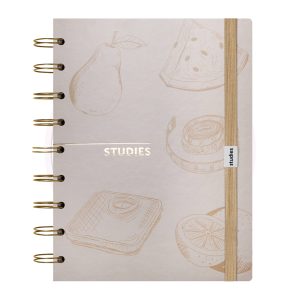 Caderno Reposicionável Médio Fitness Studies – 1 UN