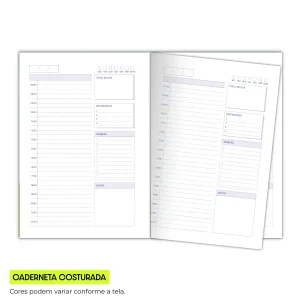 Caderneta Flexível Diário Não Datado (DIND01)