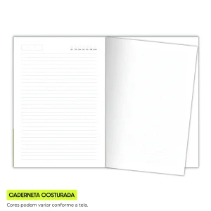 Caderneta Flexível Duo Pautada e Quadriculada (EFPAQUA01)