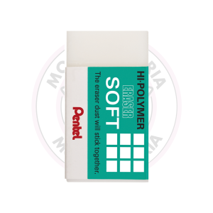 Borracha Branca Hi-Polymer Eraser Soft Pentel – 1 UN