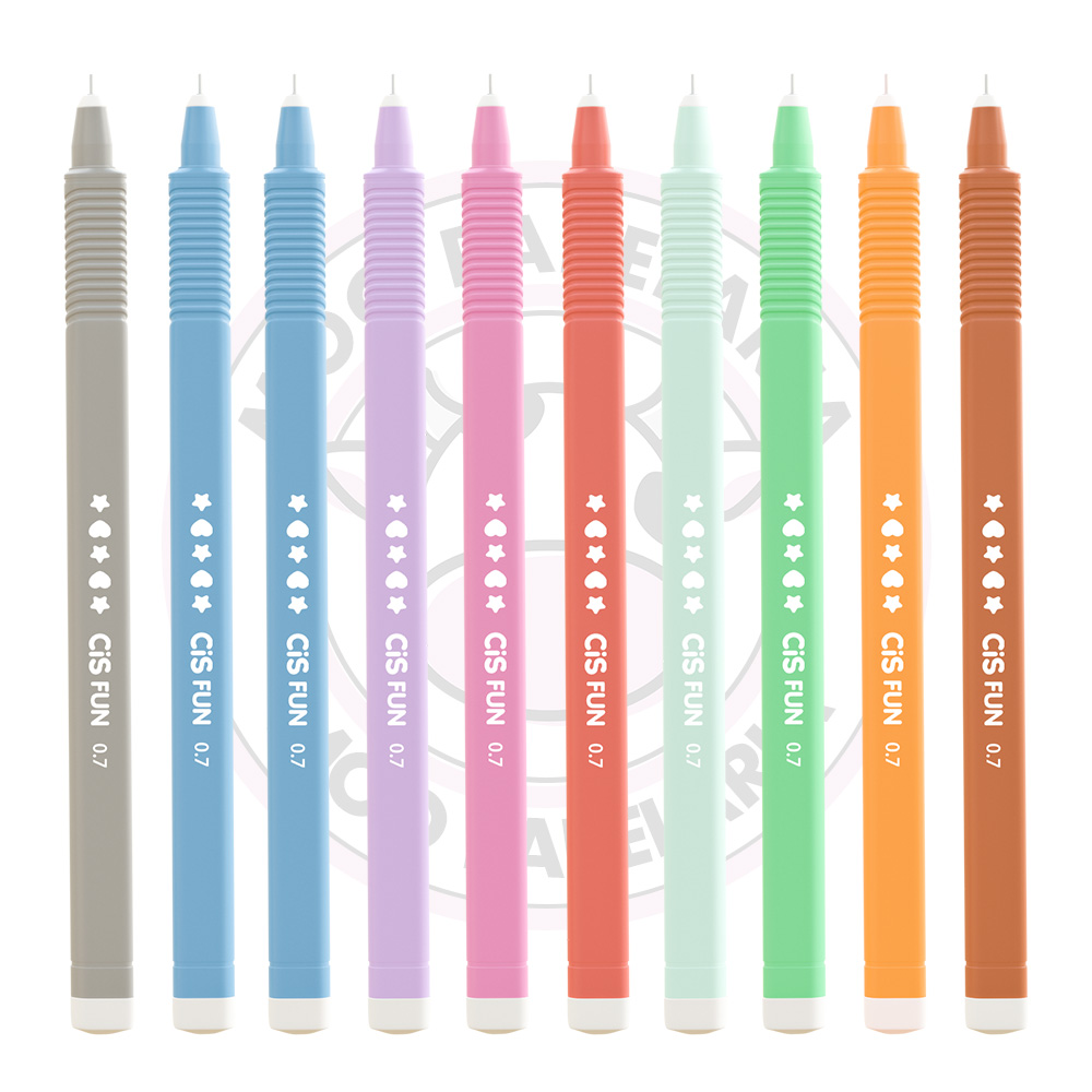Caneta Esferográfica Fun 0.7mm CiS – Estojo 10 UN - Image 4