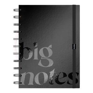 Caderno Reposicionável Universitário Big Notes Preto Studies – 1 UN