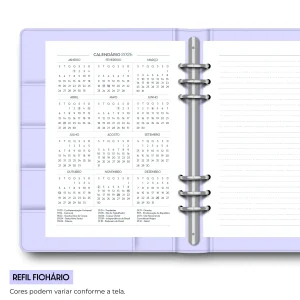 Refil Fichário Trimestral Datado – Semanal Vertical e Mensal (TRIVDAT01)