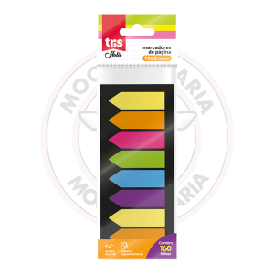 Marcadores de Página Autoadesivos Pop T008 Neon Tris – 1 UN
