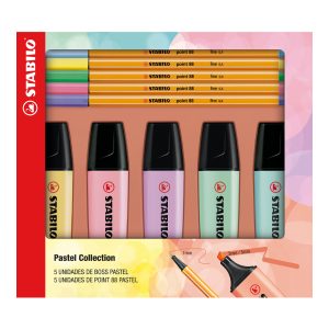 Kit BOSS Pastel + Point 88 Pastel Stabilo – Kit 10 UN