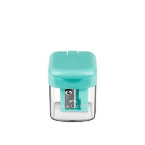 Apontador com Depósito Faber Minibox Verde