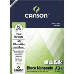 Bloco Lay Out A3 90Gr com Margem 50folhas Canson