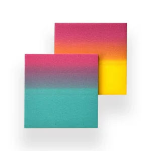Bloco de Adesivos Autocolantes Degradê com Glitter