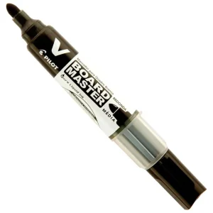 Caneta Marcador Para Quadro Branco Recarregável WBMA Pilot Preto