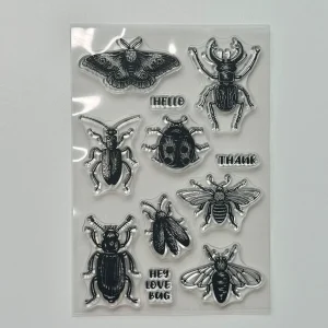 Carimbo em Silicone “Insetos”