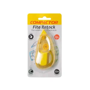 Corretivo Fita Compactor Retock 12M Amarelo