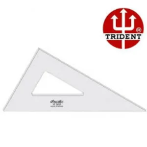 Esquadro Acrílico 2MM Ref 2632 (30º/60º/90º) Trident
