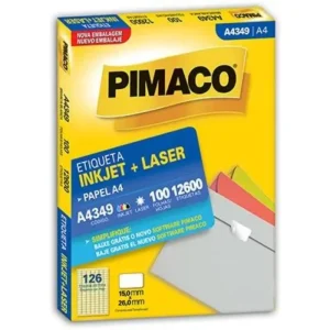 Etiqueta Laser A4349 15MMx16MM 100folhas Pimaco