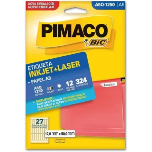 Etiqueta Laser A5 Q-1250 Pimaco
