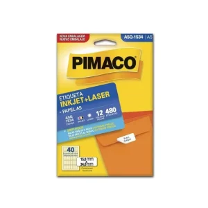 Etiqueta Laser A5 Q-1534 12 folhas Pimaco