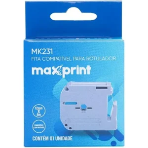 Fita Rotulador Brother M231 PT70 / PT80 Maxprint