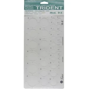 Gabarito D-2 Circulografo Trident