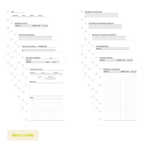 Refil Fichário Financeiro Completo (F01)
