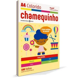 Papel Sulfite A4 210×297 Colorido 100 folhas