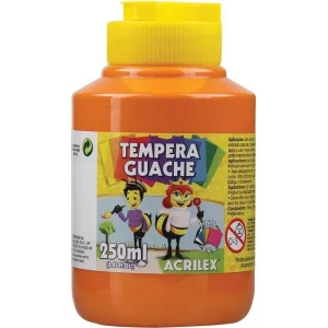 Tinta Guache 250 Ml Laranja Acrilex