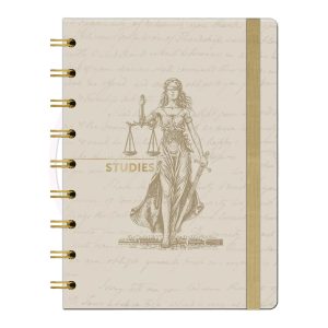 Caderno Reposicionável Médio Studies – Direito – Deusa da Justiça – 1 UN