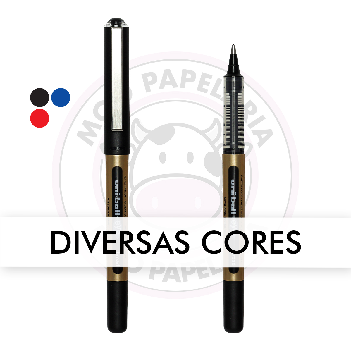 Caneta Rollerball Eye Broad 1.0mm uni-ball – 1 UN - Image 2
