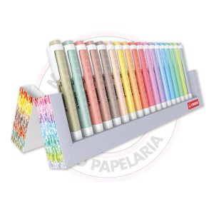 Marca-Texto Swing Cool Stabilo – Nature Colors + Pastel – 275/18-02-5 – Estojo 18 UN