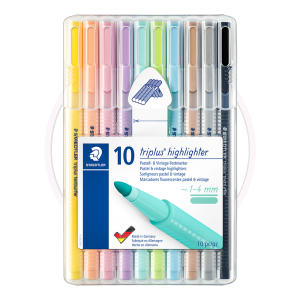 Marca-Texto Triplus TextSurfer Staedtler – Estojo 10 UN