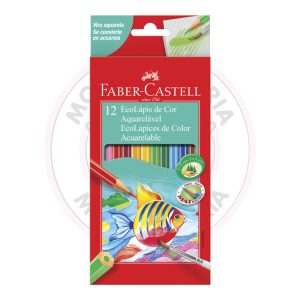 Lápis de Cor Aquarelável Faber-Castell – Blister 12 UN