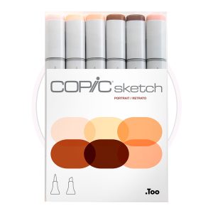 Marcador Artístico Sketch COPIC – Portrait – Estojo 6 UN